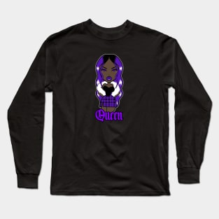 Queen Doll girl Purple-Out heart v3.6 Long Sleeve T-Shirt